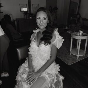 ❌SOLD❌Custom Bridal Robe & Slip Dress Ivory